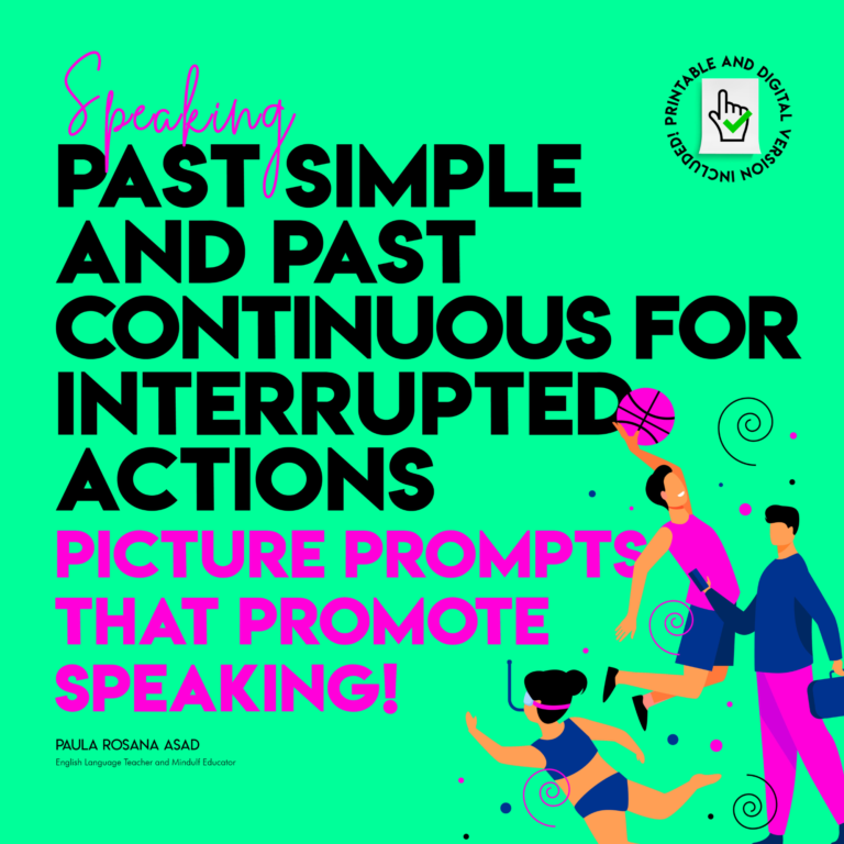 Picture Prompts Past Simple And Continuous For Interrupted Actions 