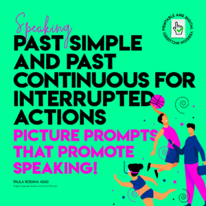 Picture Prompts Past Simple and Continuous for interrupted actions