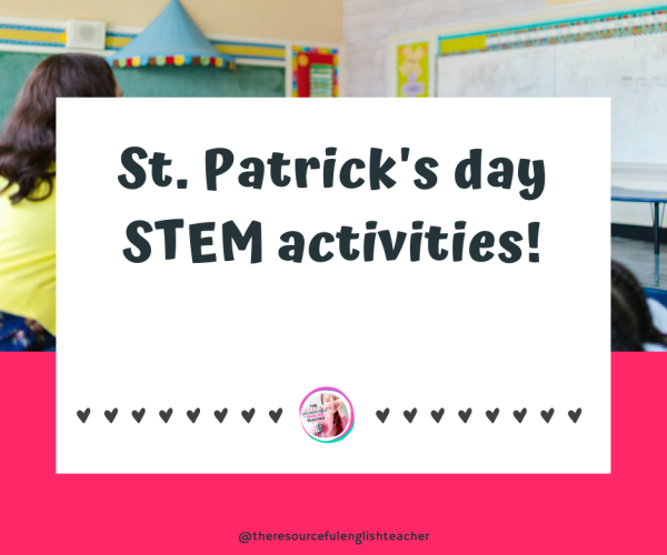 St. Patrick’s Day activities - The Resourceful English Teacher